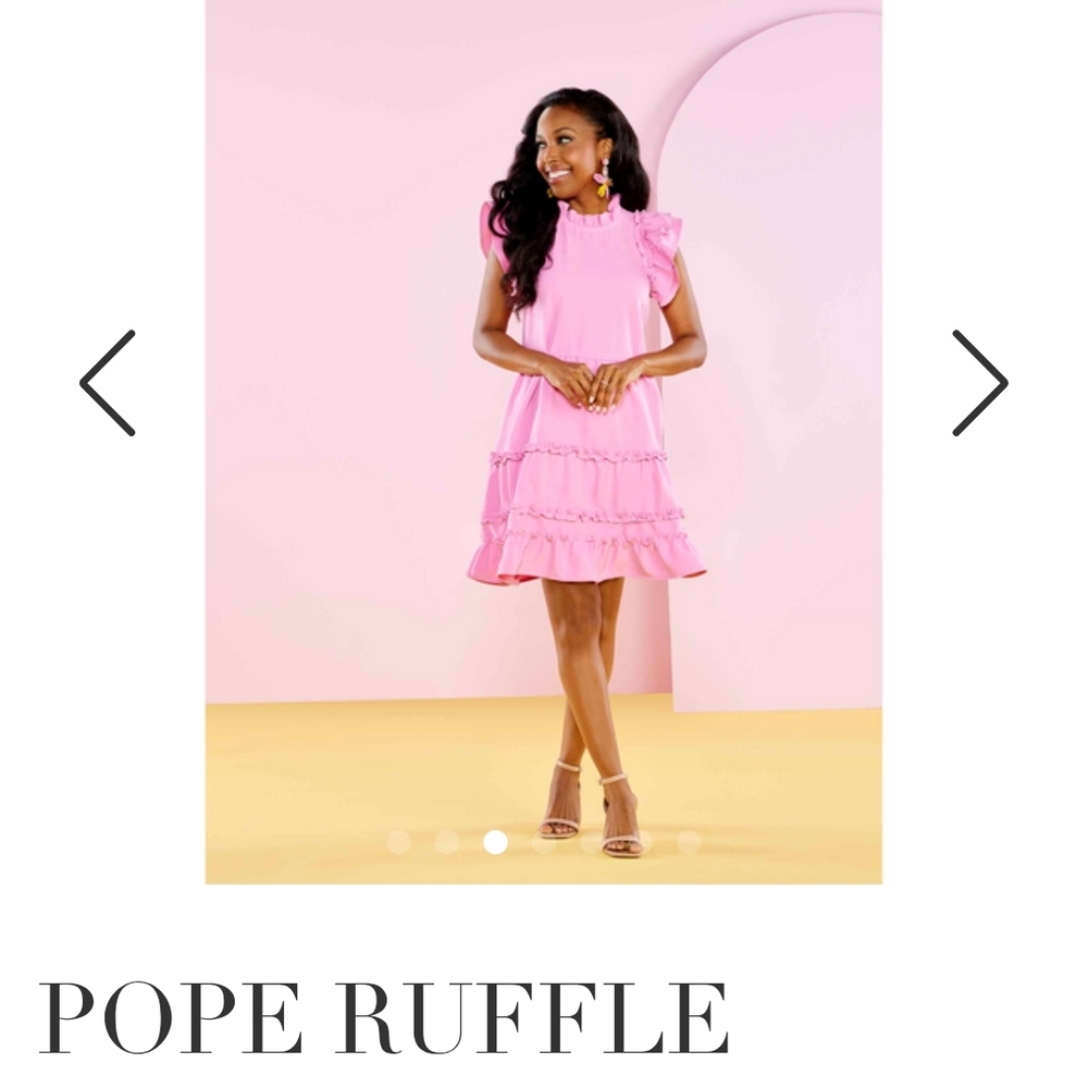 Pink Ruffle Dress
